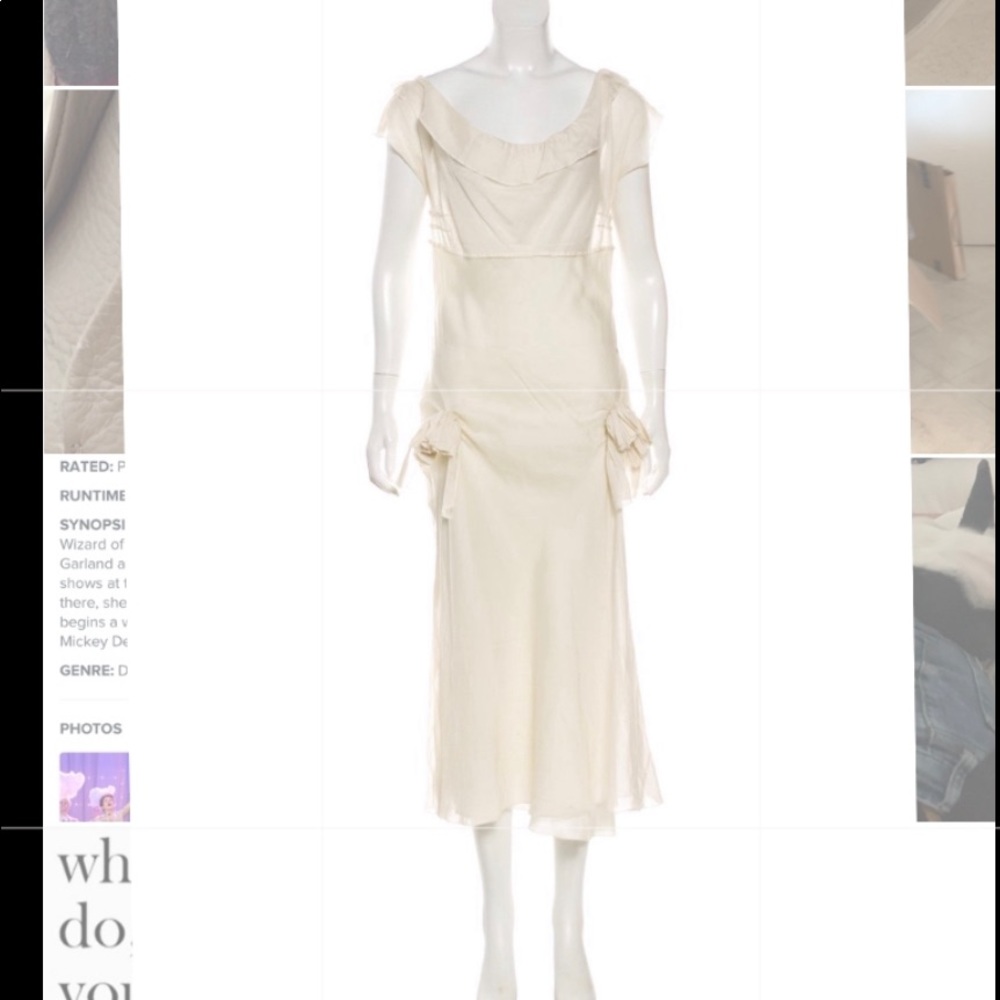 Designer dress cream color lite weight, charming